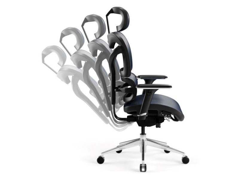 Diablo V-COMMANDER Office armchair Black, Blue 1536 –  Геймърски столове