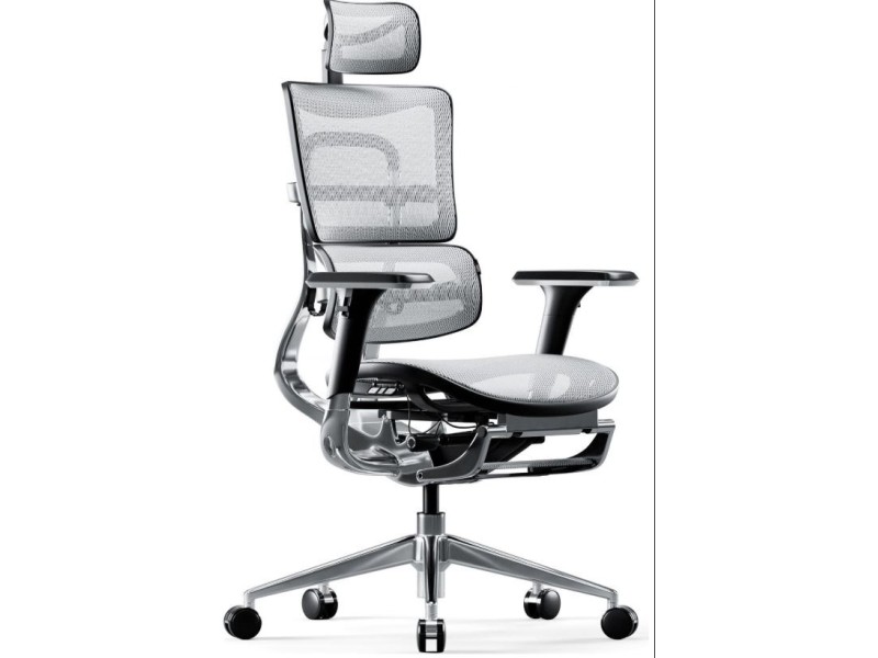 Diablo  V-Master gaming chair black and white 1535 –  Геймърски столове
