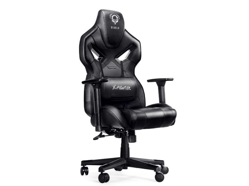 Diablo X-FIGHTER gaming chair black and black 821 –  Геймърски столове