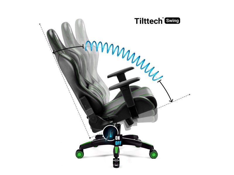 Diablo X-One 2.0 Normal Size Gaming chair Black, Green 872 –  Геймърски столове