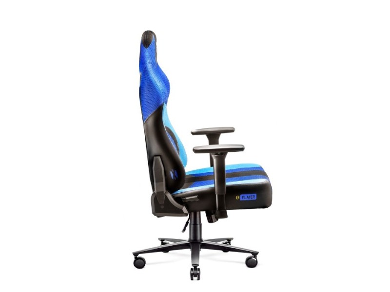 DiabloX-PLAYER 2.0. normal gaming chair Black, Blue 1225 –  Геймърски столове