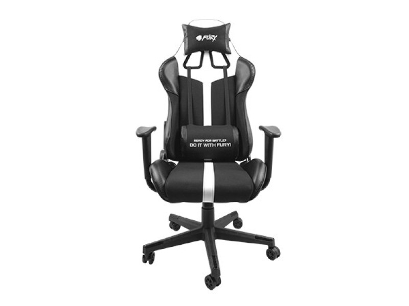 FURY Avenger XL Universal gaming chair Padded seat Black, White NFF-1712 –  Геймърски столове