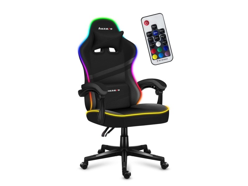 Gaming chair - Huzaro Force 4.4 RGB Black HZ-Force 4.4 RGB Black – huzaro Геймърски столове