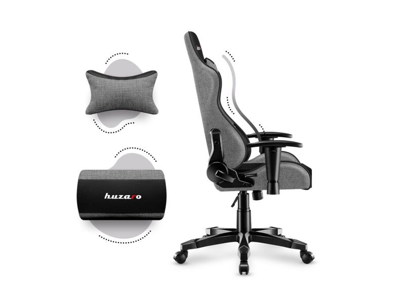 Gaming chair for children Huzaro HZ-Ranger 6.0 Gray Mesh, gray and black HZ-Ranger 6.0 Grey Mesh – huzaro Геймърски столове