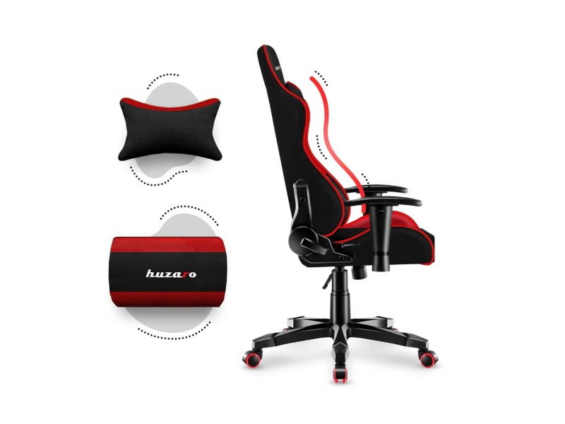 Gaming chair for children Huzaro HZ-Ranger 6.0 Red Mesh, black and red HZ-Ranger 6.0 Red Mesh – huzaro Геймърски столове