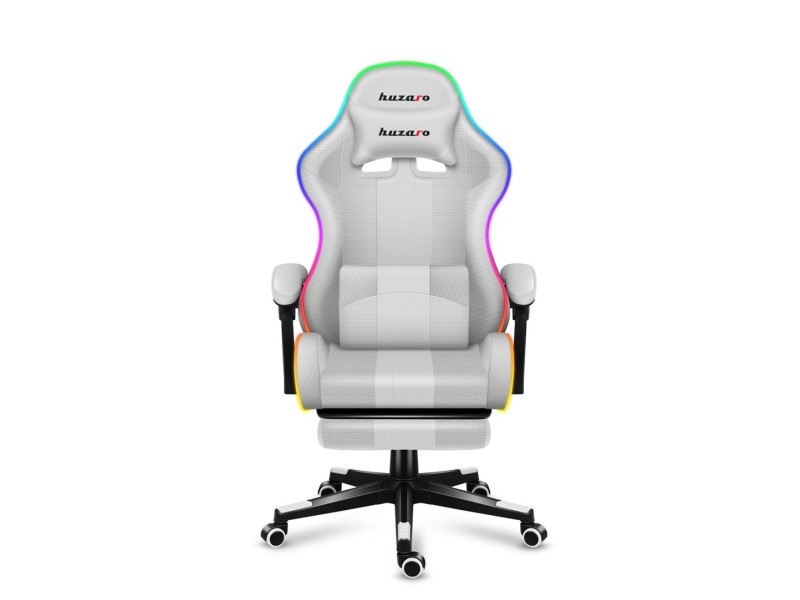 HUZARO FORCE 4.7 RGB White GAMING CHAIR HZ-Force 4.7 RGB White – huzaro Геймърски столове