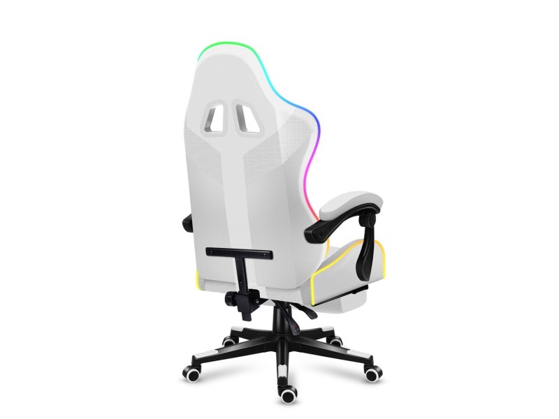 HUZARO FORCE 4.7 RGB White GAMING CHAIR HZ-Force 4.7 RGB White – huzaro Геймърски столове