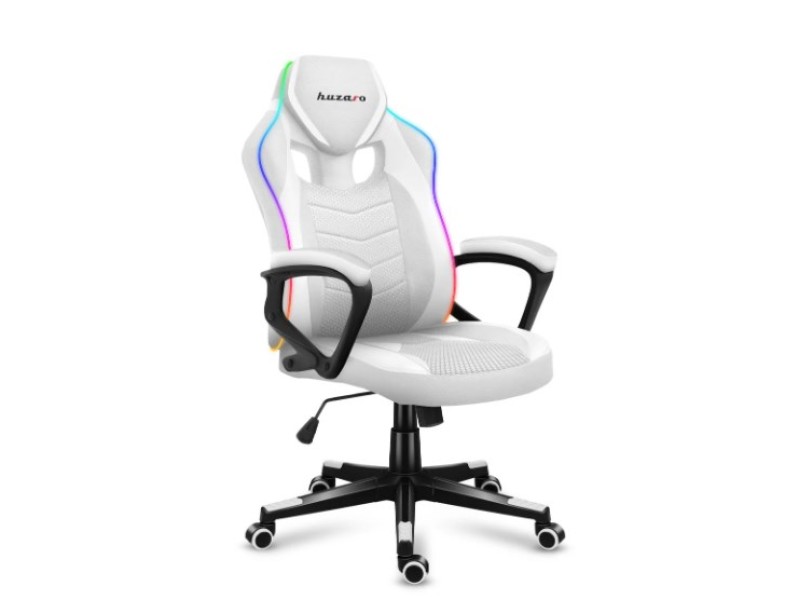Huzaro Force 2.5 RGB WHITE MESH gaming chair HZ-FORCE 2.5 RGB WHITE MESH – huzaro Геймърски столове