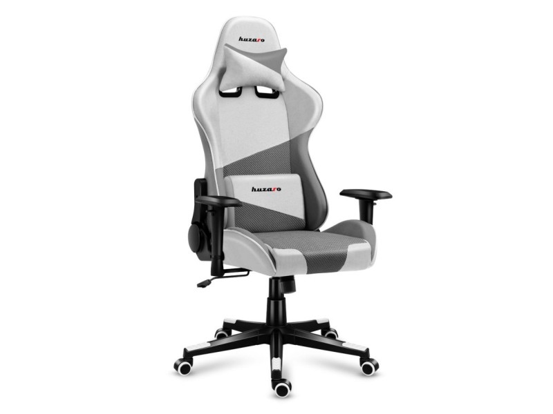 Huzaro Force 6.2 PC gaming chair Bucket (cradle) seat Grey, White Hz-Force 6.2 White Mesh – huzaro Геймърски столове