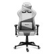 Huzaro Force 6.2 PC gaming chair Bucket (cradle) seat Grey, White Hz-Force 6.2 White Mesh – huzaro Геймърски столове