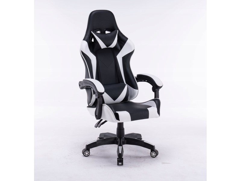 REMUS swivel gaming chair, white REMUS bia – TOP E SHOP Геймърски столове