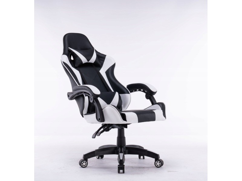 REMUS swivel gaming chair, white REMUS bia – TOP E SHOP Геймърски столове