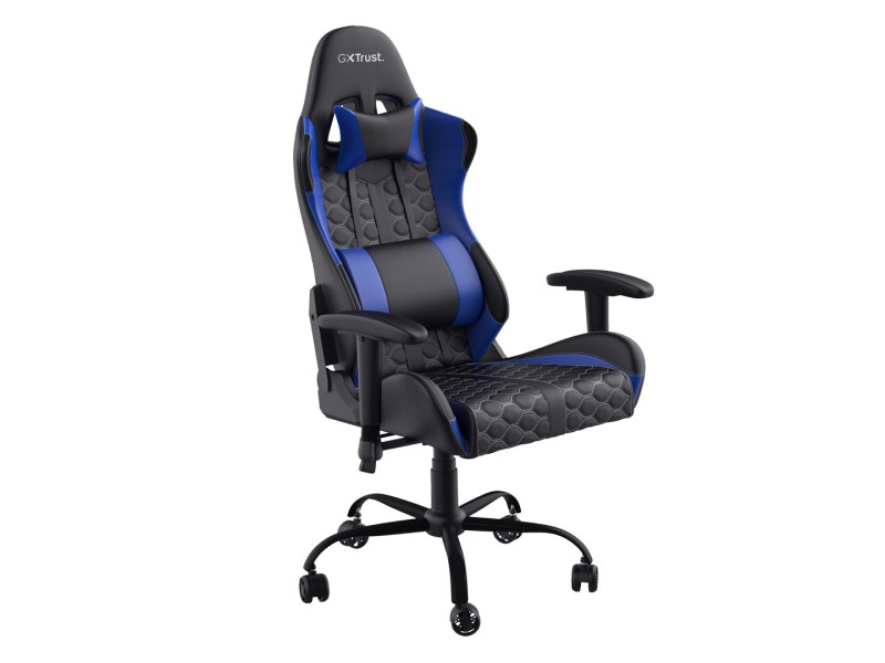 Trust GXT 708B Resto Universal gaming chair Black, Blue Trust GXT 708B Resto Universal gaming chair Black, Blue 24435 – TRUST Геймърски столове