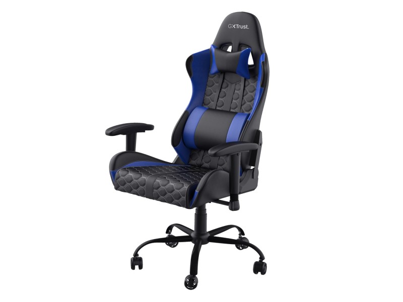Trust GXT 708B Resto Universal gaming chair Black, Blue Trust GXT 708B Resto Universal gaming chair Black, Blue 24435 – TRUST Геймърски столове