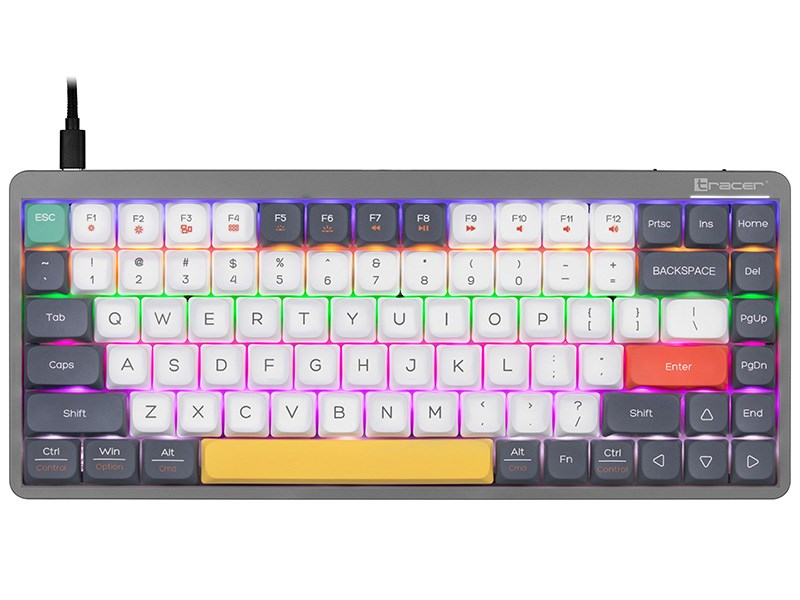 Mechanical keyboard Tracer FINA 84 Grey (Outemu Red Switch) TRAKLA47279 TRAKLA47279 – Tracer Клавиатури