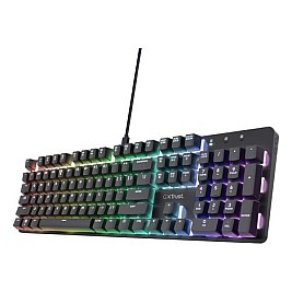 Trust GXT 871 Zora keyboard Gaming USB QWERTY US English Black