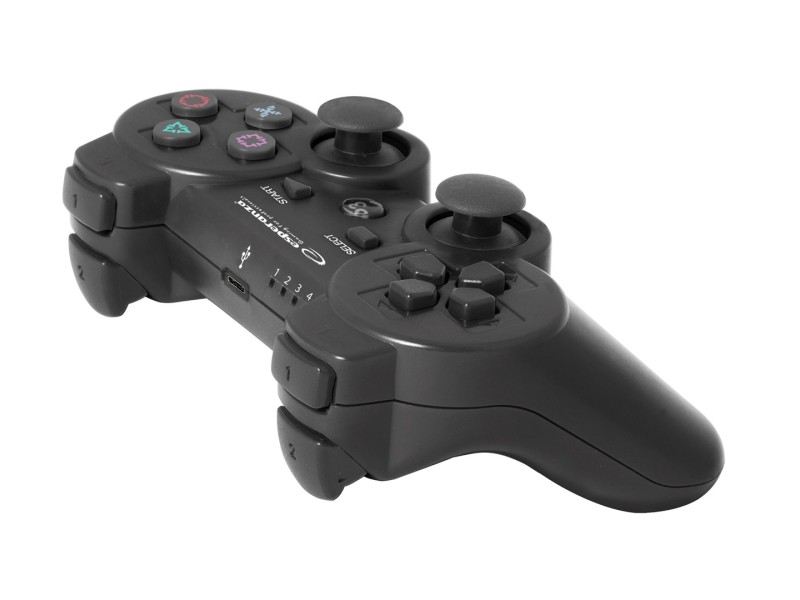 Esperanza EGG109K Gaming Controller Black Bluetooth Joystick Analogue Playstation 3 EGG109K – Esperanza Геймпадове, джойстици и волани