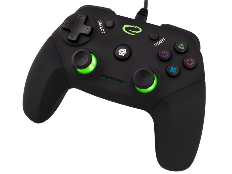 Esperanza EGG110K Gaming Controller Gamepad PC,Playstation 3 Analogue / Digital USB 2.0 Black EGG110K – Esperanza Геймпадове, джойстици и волани