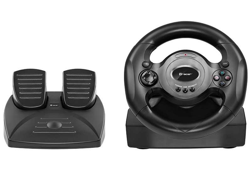 Tracer Rayder 4 in 1 Black Steering wheel PC, PlayStation 4, Playstation 3, Xbox One TRAJOY46765 – Tracer Геймпадове, джойстици и волани