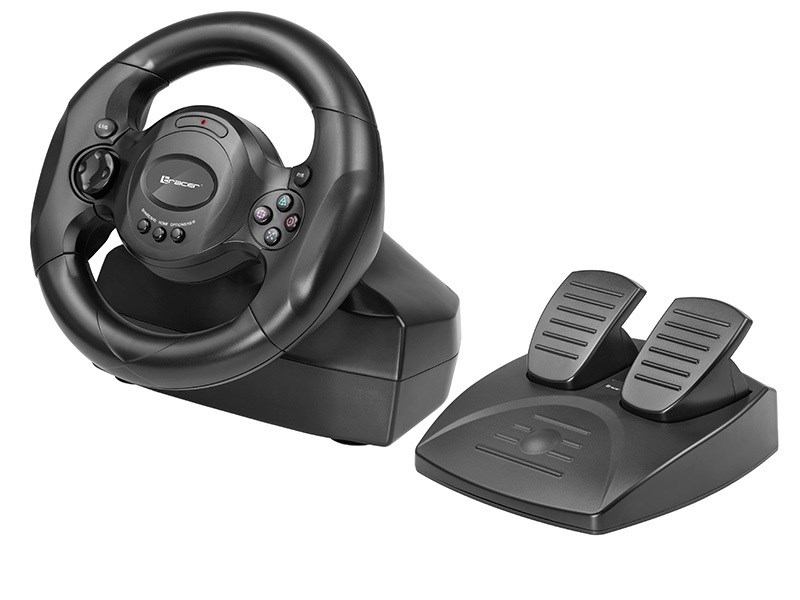 Tracer Rayder 4 in 1 Black Steering wheel PC, PlayStation 4, Playstation 3, Xbox One TRAJOY46765 – Tracer Геймпадове, джойстици и волани