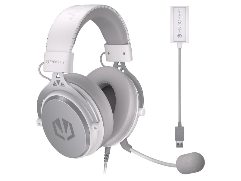 ENDORFY VIRO Plus USB Onyx White Headset Wired Head-band Music/Everyday EY1A005 – ENDORFY Слушалки за конзоли