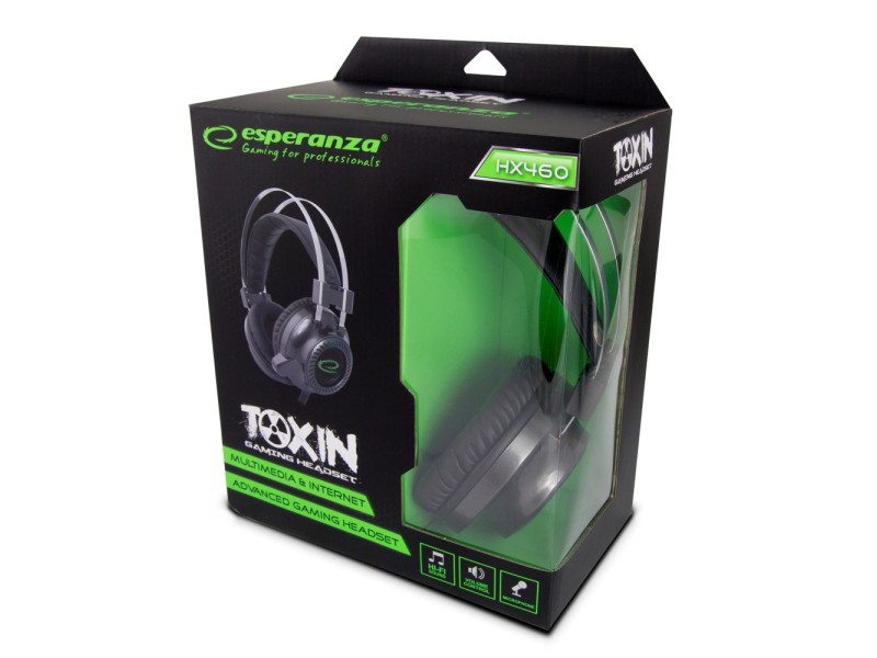 Esperanza EGH460 Headset Head-band Black EGH460 – Esperanza Слушалки за конзоли