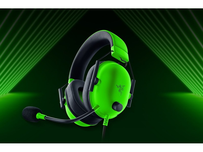 Razer BlackShark V2 X Headset Wired Head-band Gaming Green, Black RZ04-03240600-R3M1 – Razer Слушалки за конзоли