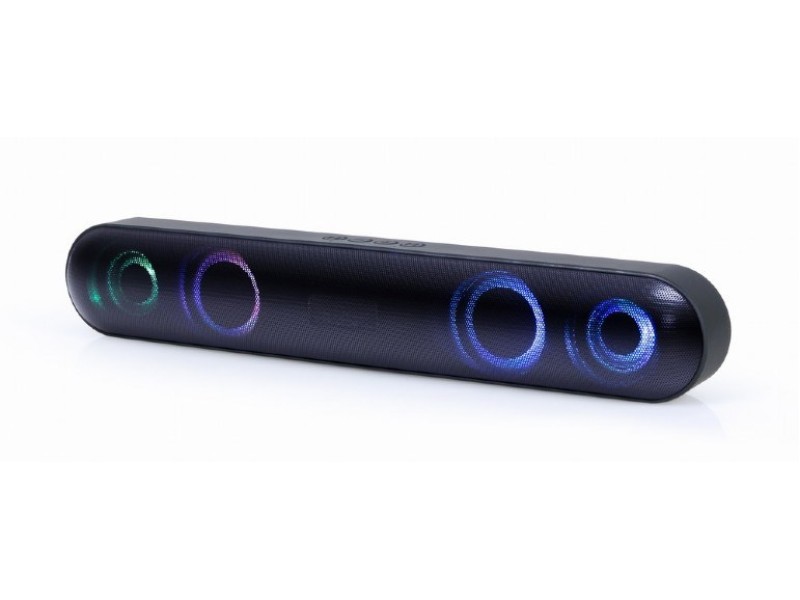 Gembird SPKBT-BAR400L soundbar speaker Black 2.0 channels 10 W SPKBT-BAR400L – GEMBIRD Саундбарове