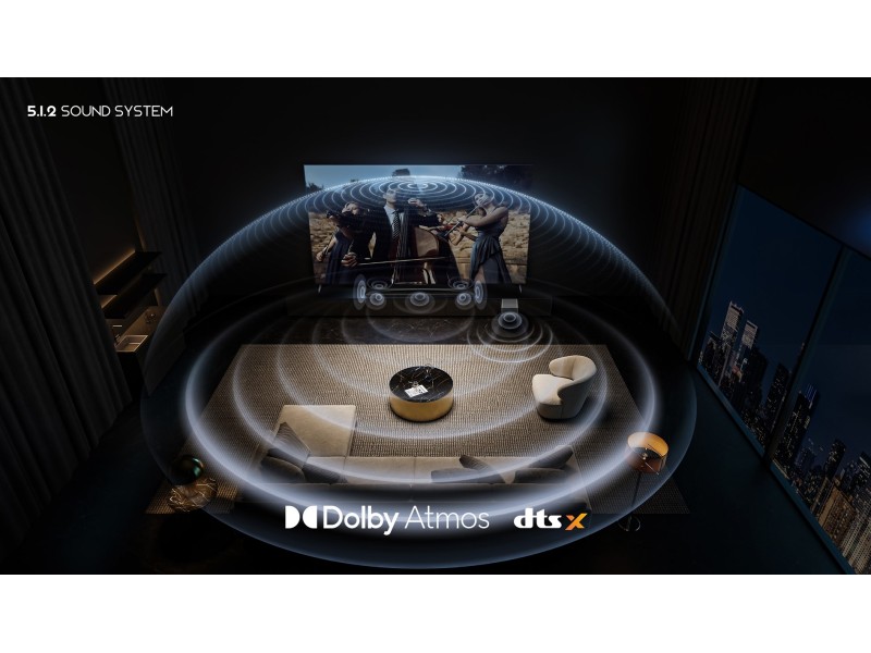 TCL Q Q75H Class 5.1.2 Channel Sound Bar with Dolby Atmos, Ray Danz Technology, and Wireless Subwoofwer Q75HE – TCL Саундбарове