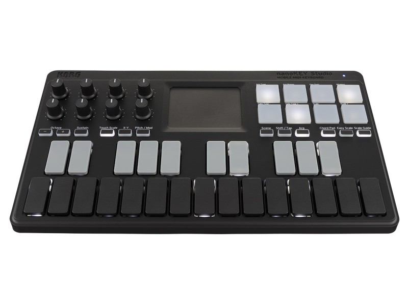 Korg nanoKEY Studio - MIDI USB controller, 25 keys black 100019046000 –  Кийборди MIDI