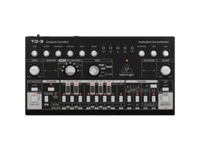 Behringer TD-3-SB Analog synthesizer Black TD-3-BK – Behringer Синтезатори с динамична клавиатура
