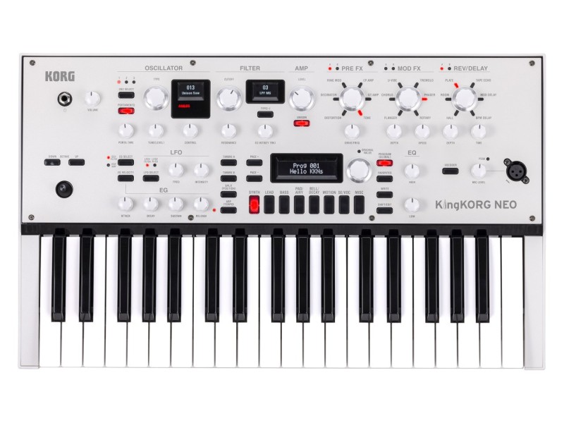 Korg KINGKORG NEO - synthesiser, vocoder KINGKORG NEO –  Синтезатори с динамична клавиатура
