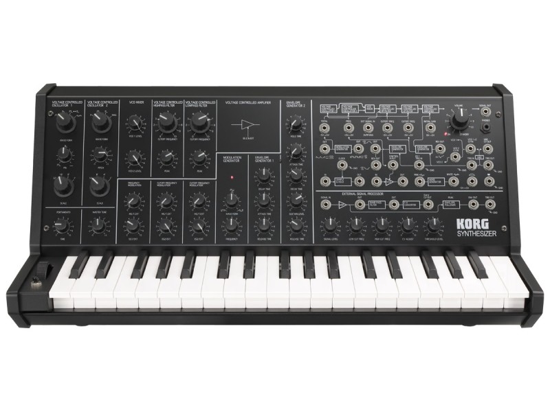 Korg MS-20 mini - monophonic analogue synthesiser MS-20 MINI –  Синтезатори с динамична клавиатура