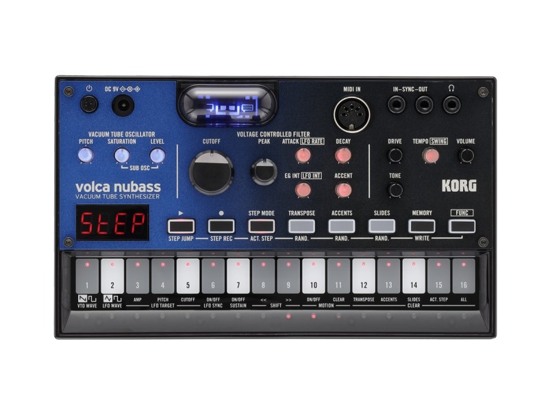 Korg Volca Nubass - Analog synthesizer 100022934000 –  Синтезатори с динамична клавиатура