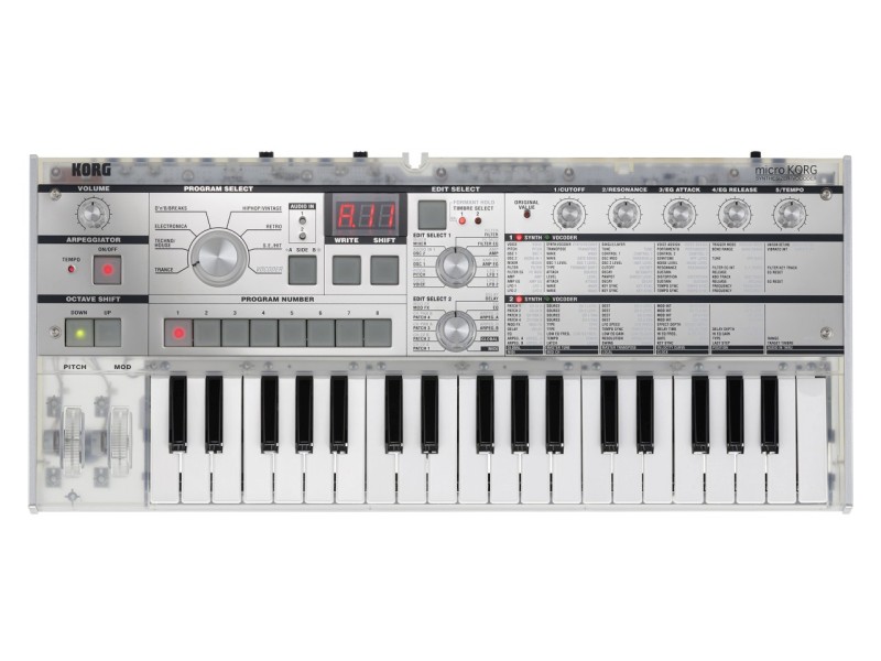 Korg microKORG Crystal - analogue synthesiser with vocoder MICROKORG CR –  Синтезатори с динамична клавиатура