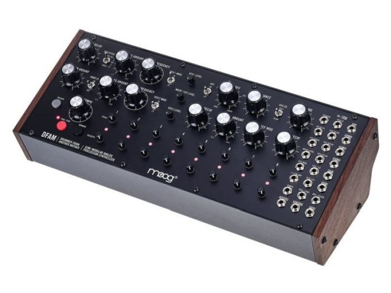 MOOG DFAM Analog synthesizer semi-modular drum machine Black MOD-DFAM-02 – moog Синтезатори с динамична клавиатура