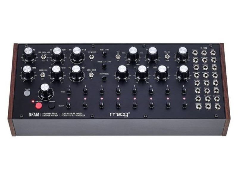 MOOG DFAM Analog synthesizer semi-modular drum machine Black MOD-DFAM-02 – moog Синтезатори с динамична клавиатура