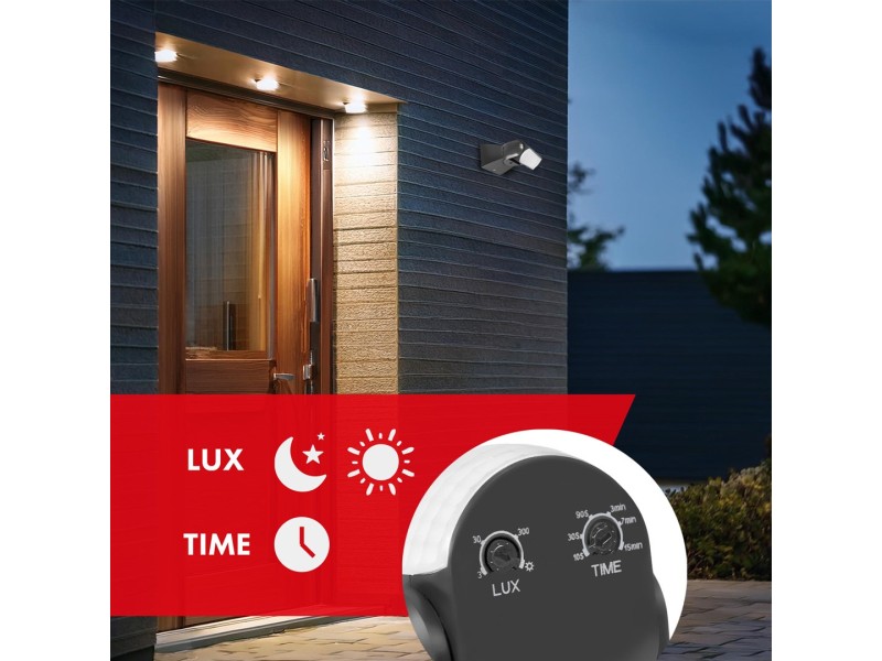 Maclean MCE201 GR Infrared PIR Motion Sensor Movement Detector IP65 Grey Range 12m MCE201 GR – Maclean Smart home