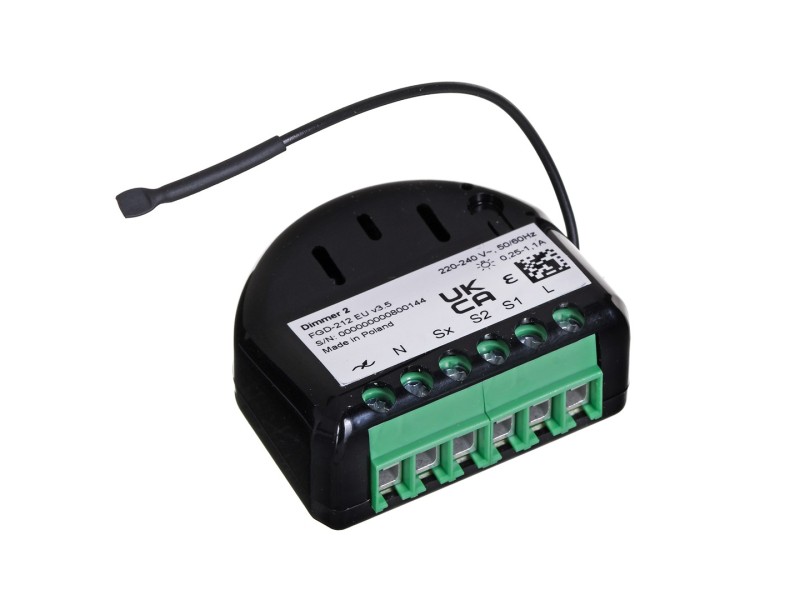 Fibaro Dimmer 2 electrical relay Black FGD-212 ZW5 – FIBARO Smart home