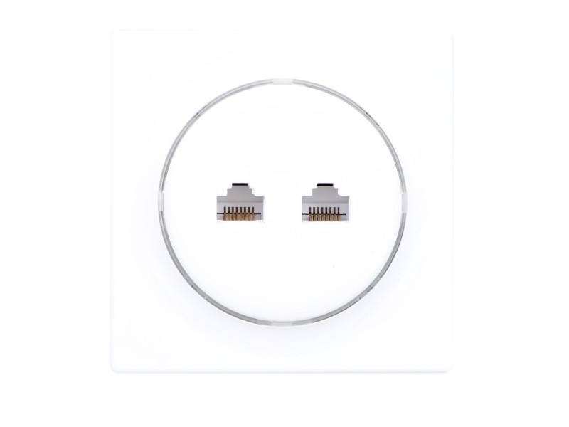 Fibaro Walli N socket-outlet 2 x RJ-45 White FGWEEU-021 – FIBARO Smart home