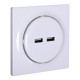 Fibaro Walli N socket-outlet 2x USB White FGWU-021 – FIBARO Smart home