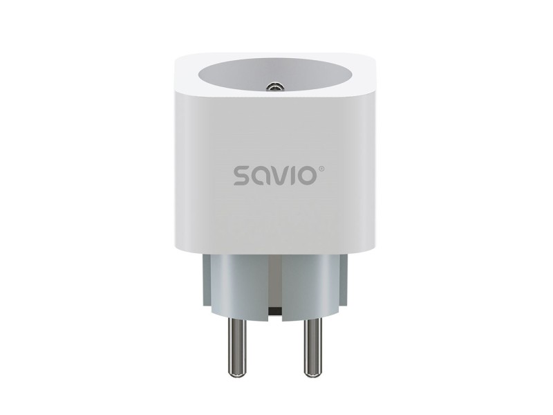 SAVIO WI-FI smart socket, 16A, AS-01, White AS-01 – SAVIO Smart home