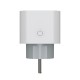 SAVIO WI-FI smart socket, 16A, AS-01, White AS-01 – SAVIO Smart home