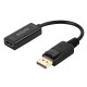 Adapter Savio DisplayPort (M) v1.2 - HDMI A (F) v1.4, 4K, AK-62 AK-62 – SAVIO Адаптери
