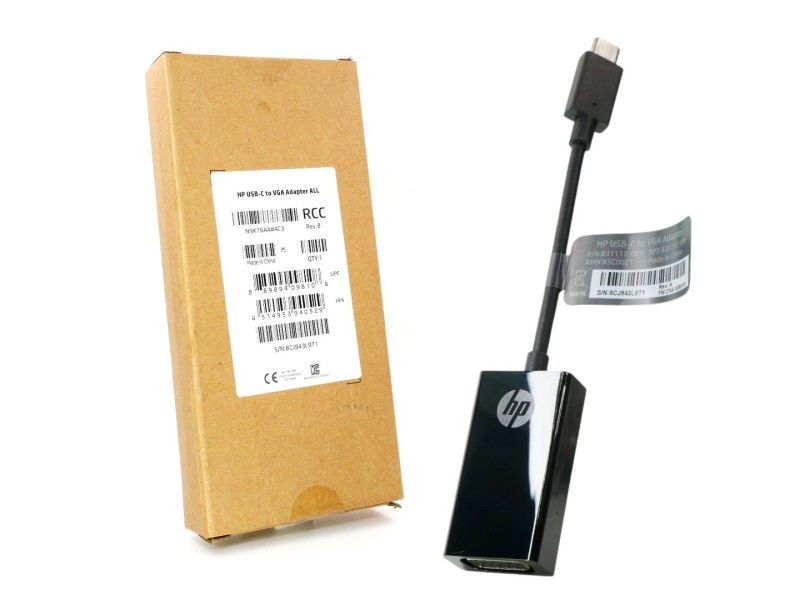 Cable adapter HP USB-C - VGA (N9K76AA) N9K76AA – Lenovo Адаптери