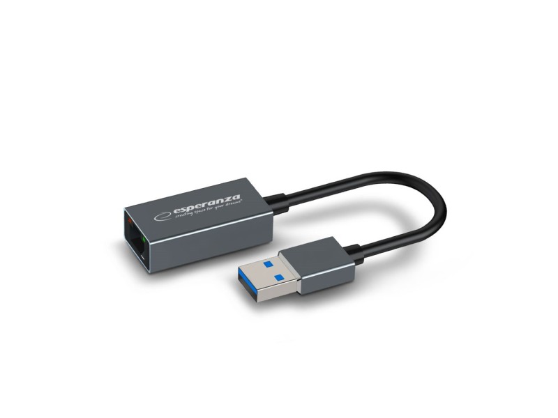 Esperanza ENA101 ETHERNET 1000 MBPS ADAPTER USB 3.0-RJ45 ENA101 – Esperanza Адаптери