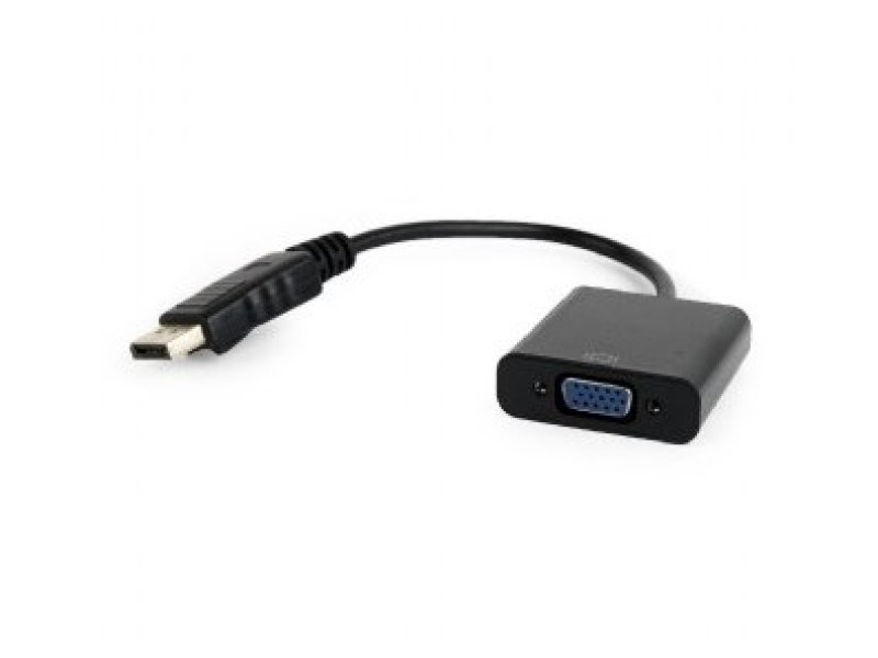Gembird A-DPM-VGAF-02 video cable adapter 0.15 m VGA (D-Sub) DisplayPort Black A-DPM-VGAF-02 – GEMBIRD Адаптери