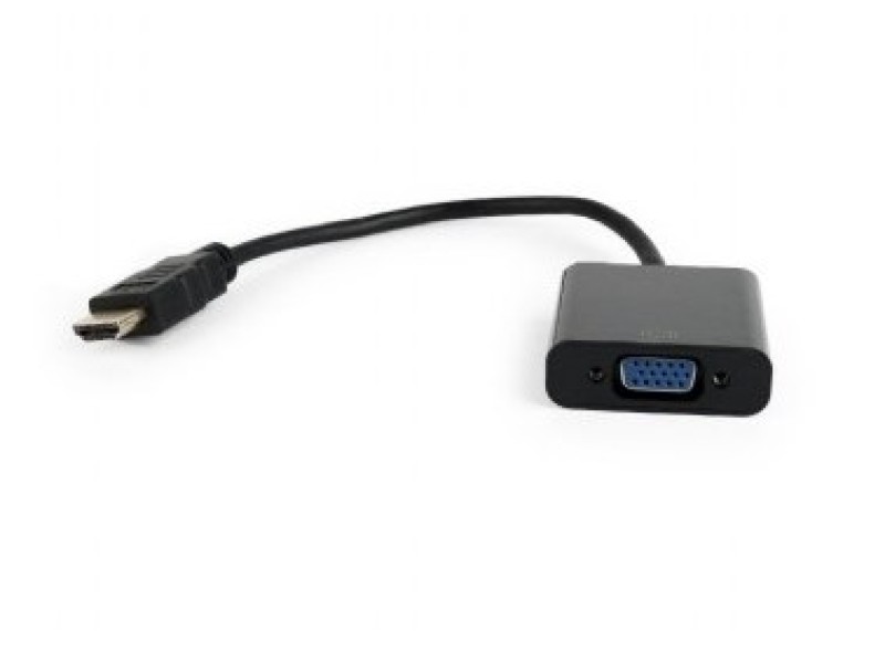 Gembird A-HDMI-VGA-04 video cable adapter 0.15 m VGA (D-Sub) HDMI Type A (Standard) Black A-HDMI-VGA-04 – GEMBIRD Адаптери
