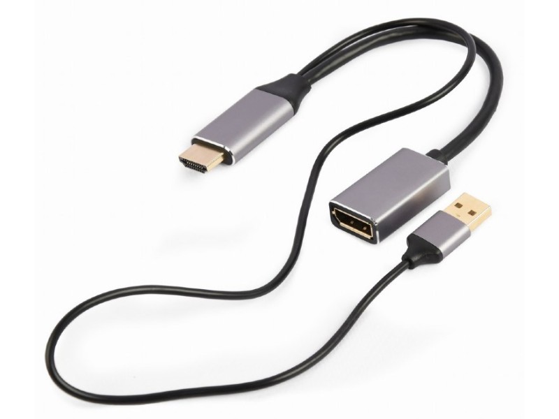 Gembird A-HDMIM-DPF-02 video cable adapter 0.1 m HDMI Type A (Standard) DisplayPort Black A-HDMIM-DPF-02 – GEMBIRD Адаптери