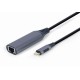Gembird A-USB3C-LAN-01 notebook dock/port replicator USB 3.2 Gen 1 (3.1 Gen 1) Type-C Black, Grey A-USB3C-LAN-01 – GEMBIRD Адаптери